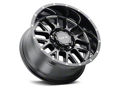 G-FX TM-5 Gloss Black Milled 5-Lug Wheel; 20x9; 18mm Offset (05-11 Dakota)