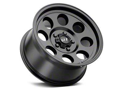 G-FX TR-16 Matte Black 5-Lug Wheel; 17x9; 12mm Offset (05-11 Dakota)