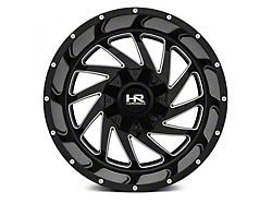 Hardrock Offroad Crusher Gloss Black Milled 5-Lug Wheel; 20x12; -44mm Offset (05-11 Dakota)