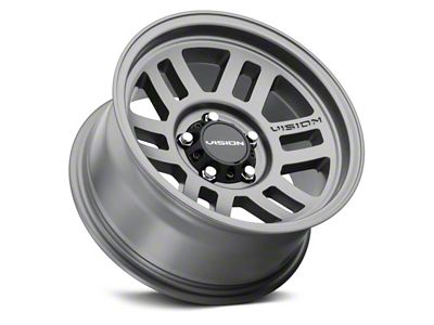 Vision Off-Road Manx 2 Overland Satin Gray 5-Lug Wheel; 17x9; 18mm Offset (05-11 Dakota)