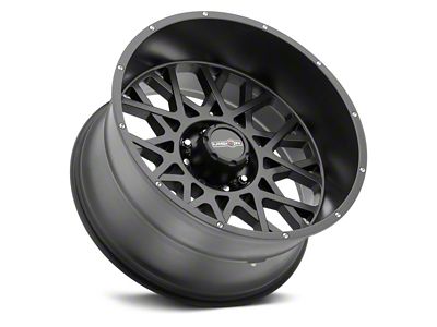 Vision Off-Road Rocker Satin Black 5-Lug Wheel; 22x12; -51mm Offset (05-11 Dakota)