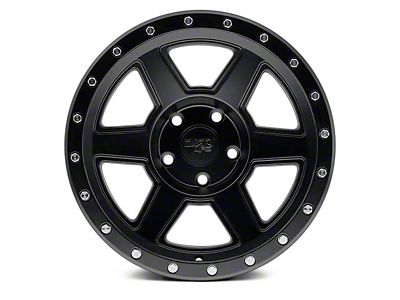 Dirty Life Compound Matte Black 5-Lug Wheel; 17x9; -12mm Offset (05-11 Dakota)