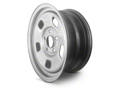 5-Slot Replica Steel Silver 5-Lug Wheel; 17x7; 25mm Offset (05-11 Dakota)