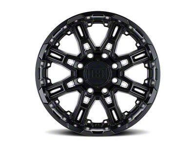 Level 8 Wheels Slingshot Matte Black 5-Lug Wheel; 20x9; 10mm Offset (05-11 Dakota)