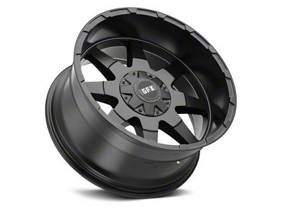 G-FX TR-12 Matte Black 5-Lug Wheel; 17x9; 12mm Offset (87-90 Dakota)