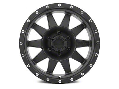 Method Race Wheels MR301 The Standard Matte Black 5-Lug Wheel; 16x8; 0mm Offset (87-90 Dakota)