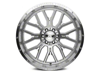 Axe Wheels AX6.1 Silver 5-Lug Wheel; 22x12; -44mm Offset (05-11 Dakota)