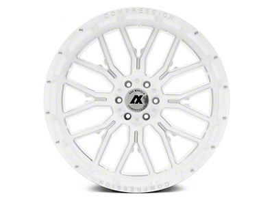 Axe Wheels AX6.3 White 5-Lug Wheel; 22x12; -44mm Offset (05-11 Dakota)