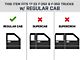 Premier 4 Oval Nerf Side Step Bars with Mounting Kit; Black (17-24 F-350 Super Duty Regular Cab)