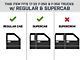 5-Inch Oval Bent Nerf Side Step Bars; Black (17-24 F-250 Super Duty Regular Cab, SuperCab)