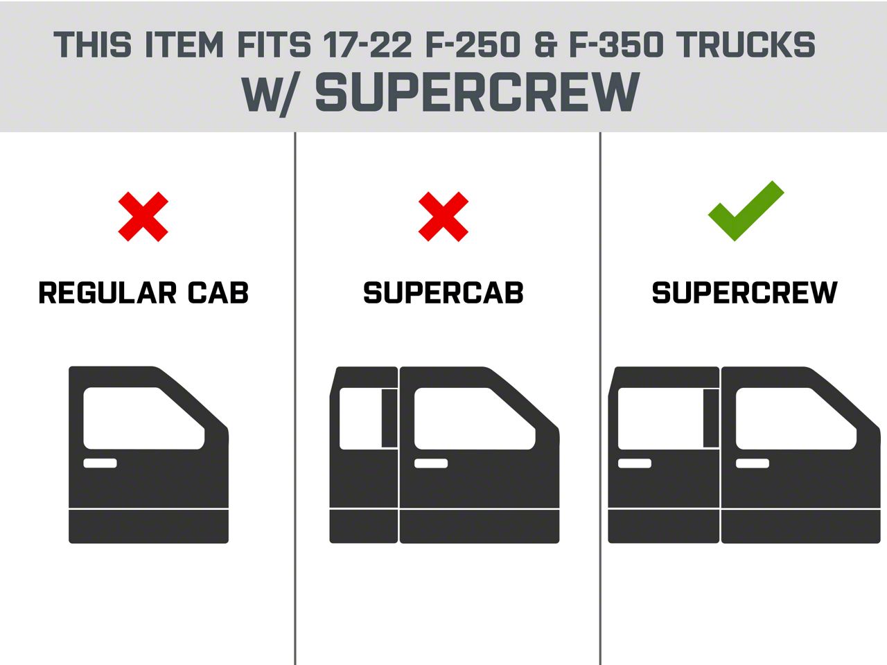 N-Fab F-350 Super Duty Cab Length Podium Nerf Side Step Bars; Textured  Black HPF1585CC-TX (17-24 F-350 Super Duty SuperCrew) - Free Shipping