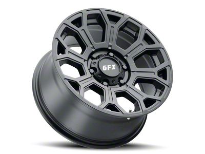G-FX TR-19 Matte Black 6-Lug Wheel; 17x8.5; 18mm Offset (14-18 Silverado 1500)