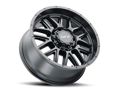 G-FX TM-5 Matte Black 6-Lug Wheel; 18x9; 0mm Offset (07-13 Sierra 1500)