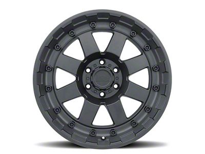 Black Rhino Cleghorn Matte Black 6-Lug Wheel; 17x8.5; 12mm Offset (07-13 Silverado 1500)