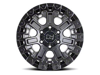 Black Rhino Ozark Gloss Gunmetal 6-Lug Wheel; 17x9.5; 12mm Offset (07-13 Silverado 1500)