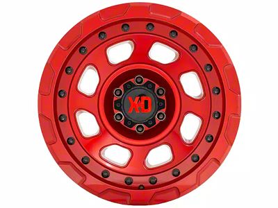 XD Storm Candy Red 6-Lug Wheel; 20x9; 18mm Offset (19-23 Ranger)