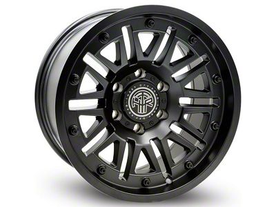 Thret Offroad Storm Satin Black 6-Lug Wheel; 18x9; -12mm Offset (99-06 Sierra 1500)