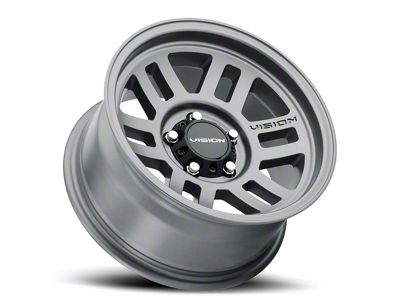 Vision Off-Road Manx 2 Overland Satin Gray 6-Lug Wheel; 17x9; 18mm Offset (14-18 Silverado 1500)