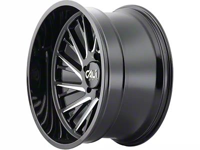 Cali Off-Road Purge Gloss Black Milled 6-Lug Wheel; 20x12; -51mm Offset (19-24 Silverado 1500)