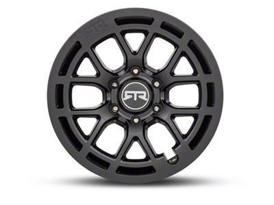 RTR Tech 6 Satin Black 6-Lug Wheel; 17x9; 0mm Offset (2024 Ranger)