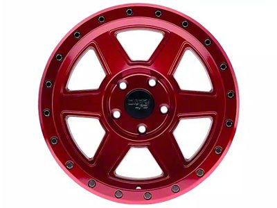 Dirty Life Compound Crimson Candy Red 6-Lug Wheel; 17x9; -12mm Offset (09-14 F-150)