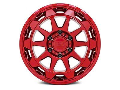 Black Rhino Rotor Candy Red 6-Lug Wheel; 18x9; 12mm Offset (15-20 F-150)