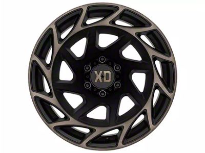 XD Onslaught Satin Black with Bronze Tint 6-Lug Wheel; 20x9; 0mm Offset (09-14 F-150)