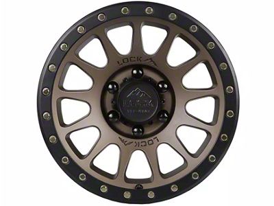 Lock Off-Road Yosemite Matte Desert Bronze with Matte Black Ring 6-Lug Wheel; 17x9; 0mm Offset (04-08 F-150)