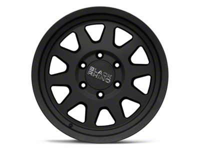 Black Rhino Stadium Matte Black 6-Lug Wheel; 16x8; 35mm Offset (2024 Ranger)