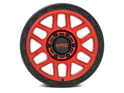 KMC Mesa Candy Red with Black Lip 6-Lug Wheel; 17x8.5; 0mm Offset (04-08 F-150)