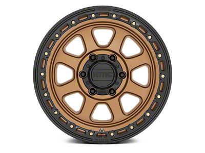 KMC Chase Matte Bronze with Black Lip 6-Lug Wheel; 20x9; 0mm Offset (09-14 F-150)