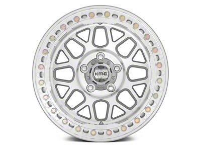 KMC Grenade Crawl Beadlock Machined 6-Lug Wheel; 18x9; 10mm Offset (15-20 F-150)