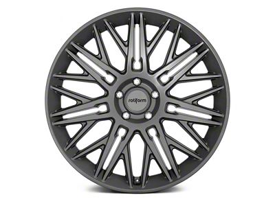 Rotiform JDR Matte Anthracite 6-Lug Wheel; 22x10; 30mm Offset (15-20 F-150)