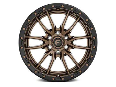 Fuel Wheels Rebel Matte Bronze with Black Bead Ring 6-Lug Wheel; 18x9; 20mm Offset (15-20 F-150)