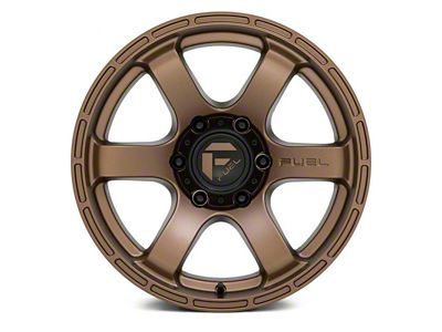 Fuel Wheels Rush Matte Bronze 6-Lug Wheel; 18x9; 1mm Offset (21-24 F-150)