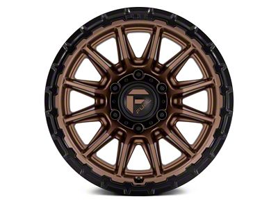 Fuel Wheels Piston Matte Bronze with Gloss Black Lip 6-Lug Wheel; 20x9; 1mm Offset (21-24 F-150)