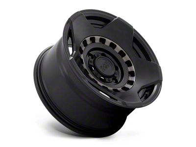 Black Rhino Muzzle Matte Black with Machined Tinted Ring 6-Lug Wheel; 17x9; 0mm Offset (04-08 F-150)