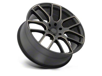 Black Rhino Kunene Matte Black with Dark Tint Milled Spokes 6-Lug Wheel; 22x9.5; 30mm Offset (21-24 F-150)