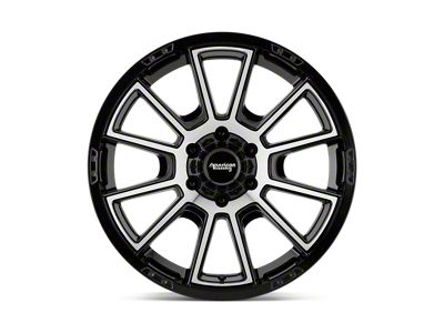 American Racing Intake Gloss Black Machined 6-Lug Wheel; 17x8.5; 18mm Offset (21-24 F-150)