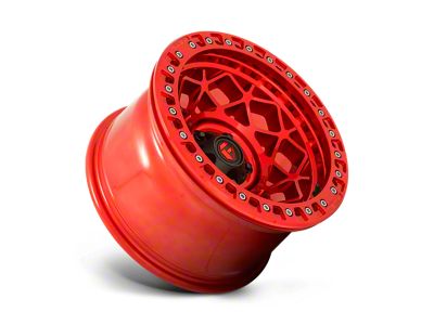 Fuel Wheels Unit Beadlock Candy Red 6-Lug Wheel; 17x9; -15mm Offset (21-24 F-150)