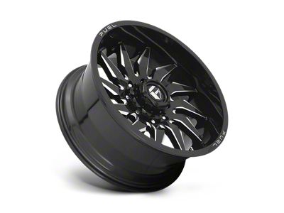 Fuel Wheels Saber Gloss Black Milled 6-Lug Wheel; 22x12; -44mm Offset (15-20 F-150)