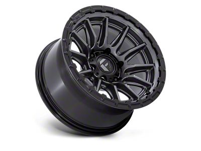 Fuel Wheels Piston Matte Gunmetal with Gloss Black Lip 6-Lug Wheel; 22x9.5; 20mm Offset (15-20 F-150)