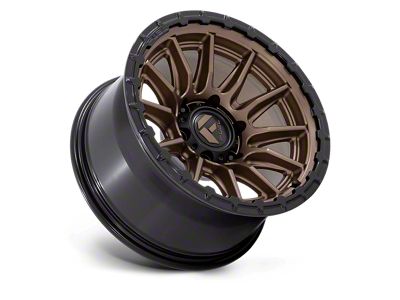 Fuel Wheels Piston Matte Bronze with Gloss Black Lip 6-Lug Wheel; 22x9.5; 20mm Offset (21-24 F-150)