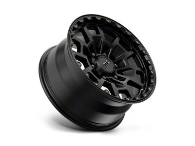 KMC Summit Satin Black 6-Lug Wheel; 17x8.5; 18mm Offset (15-20 F-150)