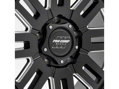 Pro Comp Wheels Cognos Satin Black Milled 6-Lug Wheel; 18x9; 0mm Offset (15-20 F-150)