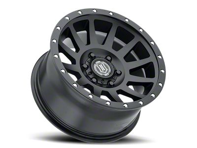 ICON Alloys Compression Satin Black 6-Lug Wheel; 20x10; -19mm Offset (19-24 RAM 1500)