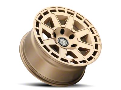 ICON Alloys Compass Satin Brass 6-Lug Wheel; 17x8.5; 0mm Offset (19-24 Sierra 1500)