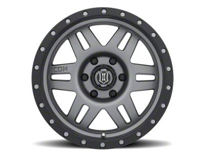 ICON Alloys Six Speed Titanium 6-Lug Wheel; 17x8.5; 0mm Offset (19-24 Sierra 1500)