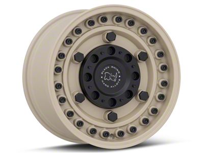 Black Rhino Armory Desert Sand 6-Lug Wheel; 17x9.5; -18mm Offset (19-23 Ranger)