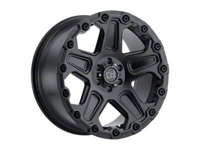 Black Rhino Cog Matte Black 6-Lug Wheel; 18x9.5; -18mm Offset (19-22 Ranger)